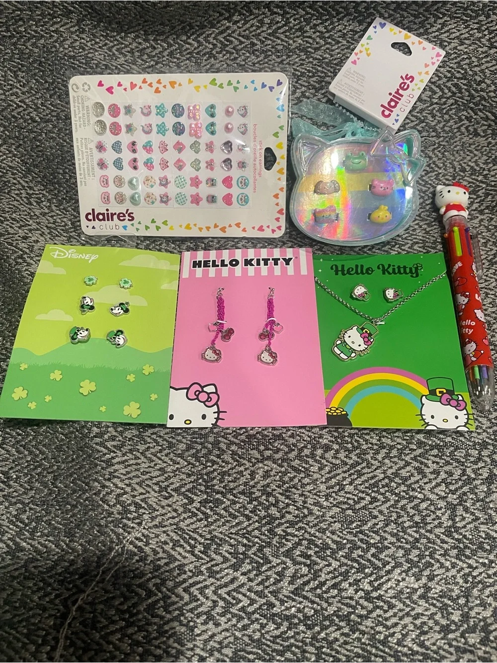 Hello Kitty Kids Jewelry and Accessories Set - Pink, Green, Red, Multicolor